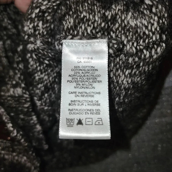 Michael Kors Women Brown Cotton Collared Button Knitted Cardigan Sweater Size M - Picture 4 of 8